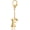 Letter F, variant on Initial Letter Keychain for Women Chunky Gold Bubble Letter Bag Charm Purse Charm Personalized Keyrings Accessories