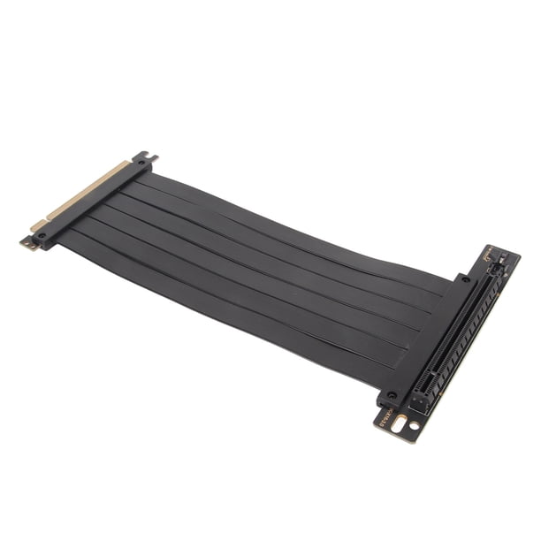 Cable Elevador PCIE 3.0 X16, Blindaje De Interferencias Electromagnéticas Cable De Extensión De Tarjeta Gráfica Flexible Alta Velocidad 90 Grados Fácil Instalación Para PC