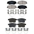 thumbnail image 5 of Detroit Axle - 4pc Front Rear Brake Pads for 2011-2017 Honda Accord Ceramic Brake Pads with Hardware 2012 2013 2014 2015 2016 Replacement, 5 of 7