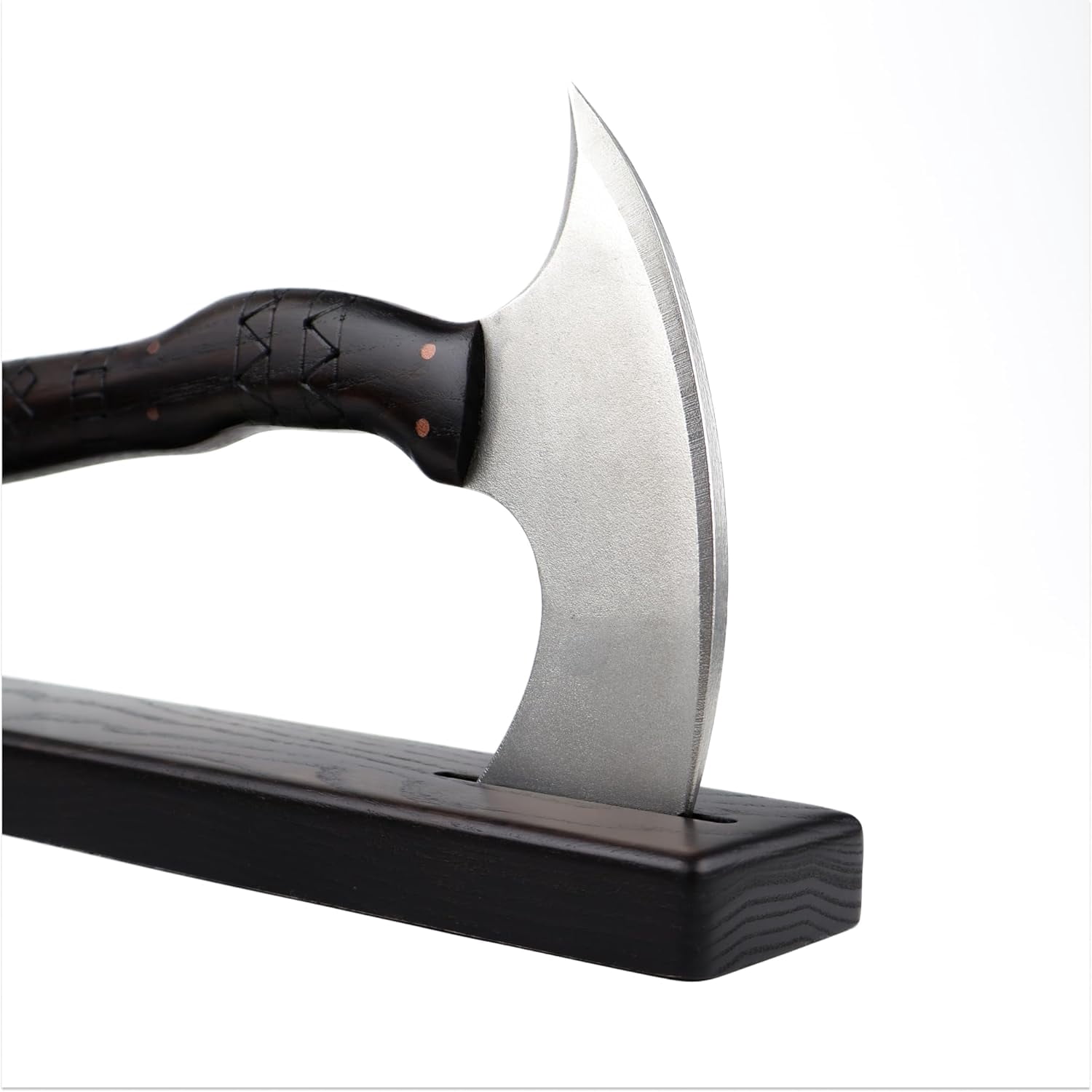 Handmade Display Stand for Tomahawk Axe - Display Wooden Holder for Tactical Tomahawk Hatchet from (Wooden Stand 15" for Tactical Tomahawk Axe)