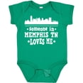 thumbnail image 3 of Inktastic Memphis Tennessee Someone Loves Me Skyline Boys or Girls Baby Bodysuit, 3 of 5