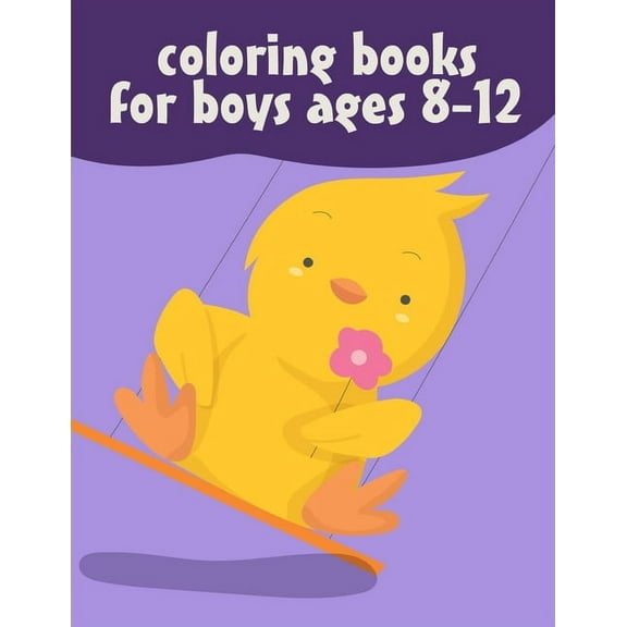 Grown-Ups Book Coloring Books For Boys Ages 8-12: A Funny Coloring Pages for Animal Lovers for Stress Relief & Relaxation, Book 9, (Paperback)