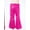 Hot Pink, variant on renvena Kids Girls Sparkly Sequins Performance Costume High Waisted Wide Leg Flared Pants 2-16