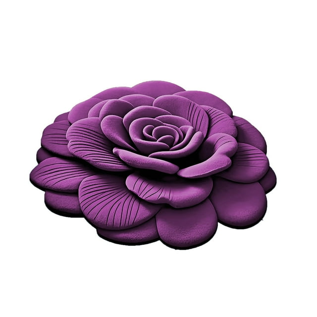 Elegant Floral Area Rug High End Diatomaceous Earth Material Quick Drying Water Absorbing Easy Clean Decorative Rug for Bedroom Bathroom Living Room