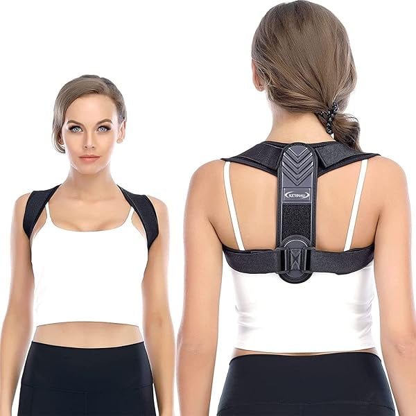wonima11 Posture Corrector for Women and Men, Back Brace Adjustable Upper Posture Support, Shoulder Posture Brace,Back Support,Comfortable Back Straightener Support for Clavicle Support