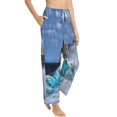 thumbnail image 2 of Xecao Lighthouse in Havana Women's Straight Lounge Pajama Pants: The Epitome of Relaxed Sleepwear, 2 of 9
