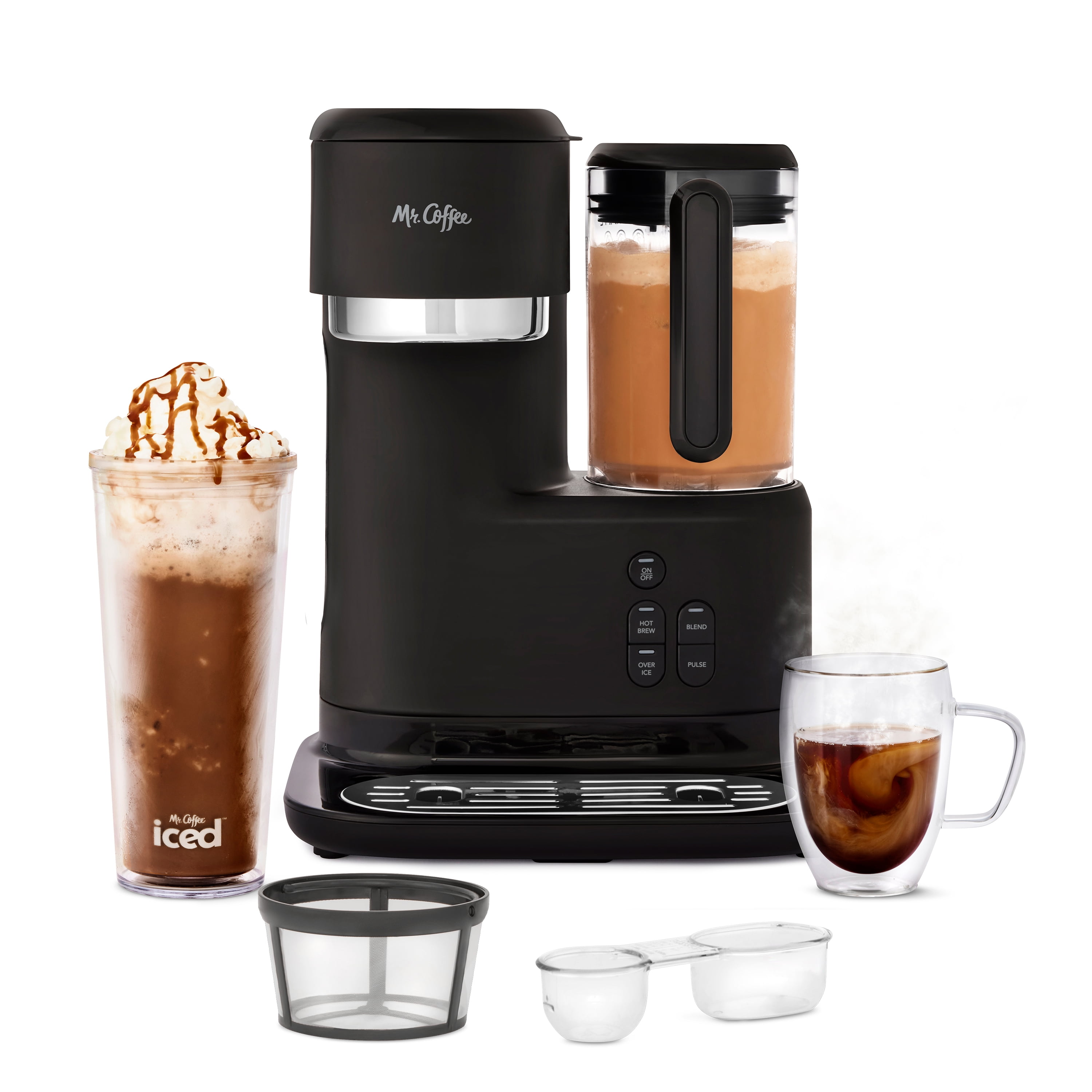 poets panel code Mr. Coffee Single Serve Frappe and Iced Coffee Maker with Blender in Black  - Walmart.com