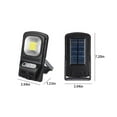 thumbnail image 3 of Foco reflector inalámbrico con sensor de movimiento para exteriores | 36 LED COB | Lámpara de pared recargable para jardín | Soporte ajustable a 120° | Resistente a la intemperie IP65 | Ilumi, 3 of 5