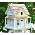 thumbnail image 2 of CC Outdoor Living 10.75" Yellow Cape May Cottage Post-Mount Wild Birdhouse, 2 of 2