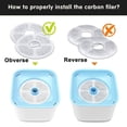 thumbnail image 3 of Filtros de Repuesto para Fuente de Agua de Gato con Carbón Activado Compatibles con Dispensador de B, 3 of 9