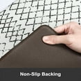 thumbnail image 5 of Anti Fatigue Kitchen Rugs,17.3" x 47" Non-Skid Waterproof Kitchen Mats for Floor Cushioned,Comfort Thick Kitchen Floor Standing Mat for Front Sink,Laundry Floor,Black and White, 5 of 6