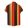 thumbnail image 6 of Wyobmus Mens Summer Striped Shirts Front Button Down Short Sleeve Casual Beach Hawaiian Shirts with Pocket S-5X H-Red, 6 of 6