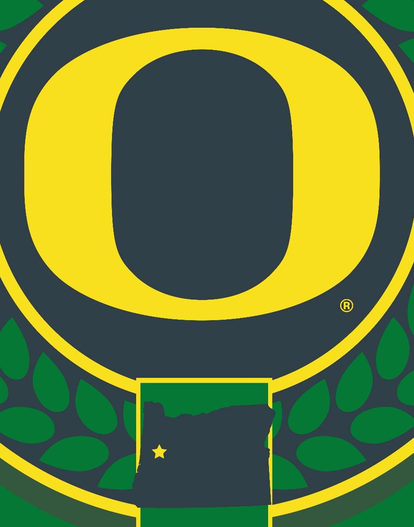 Oregon NCAA Apex Silk Touch Sherpa Throw 50x60 inches