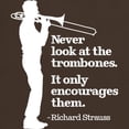thumbnail image 3 of CafePress - Never Look At The Trombones Dark T Shirt - Men's Classic Graphic Cotton T-Shirt, 3 of 4