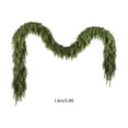thumbnail image 3 of BiFandian Christmas Norfolk Pine Garland, 6Ft Artificial Green Garland, Faux Cedar Needles Garland for Christmas Table Fireplace Wall Home Decoration, 3 of 9