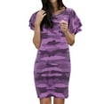 thumbnail image 1 of Vestidos Para Mujer Vestidos Casuales de Moda Cuello Redondo Manga Corta Vestido Estampado de Camuflaje Odeerbi  ODB166100, 1 of 6