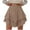 Khaki, variant on vigerkar Flowy Shorts for Women Ruffle Skorts Mini Skirts High Waisted Teen Gilrs Tennis Skort Summer Shorts Beige, XXL