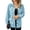 Light Blue,#055, variant on Womens Casual Button Shacket Fall Corduroy Jacket,S