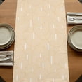thumbnail image 5 of Table Runners 72 Inches Long Dress Scarves, Orange Ombre Farmhouse Kitchen/Dining Table Runner, Coffee Tablerunners, Farmhouse Stripes Modern Abstract Art 13x72 Inch, 5 of 9
