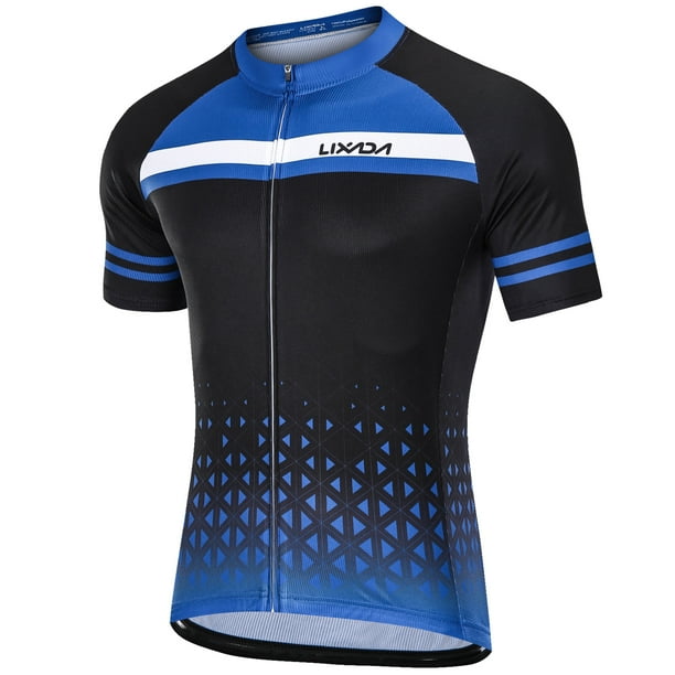 Jersey de ciclismo Conjunto de maillot de ciclismo para hombre transpirable de secado rapido manga corta y pantalones cortos acolchados conjunto de