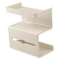 thumbnail image 4 of Dualoai 3 Tier Toilet Paper Holder Convenient Wall Mount for Kitchen Bathroom Toilet White, 4 of 9
