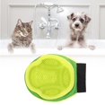 thumbnail image 3 of Cepillo masajeador para baño de perros y gatos con gancho y bucle para un cuidado suave Guante de ducha de silicona para mascotas, 3 of 8