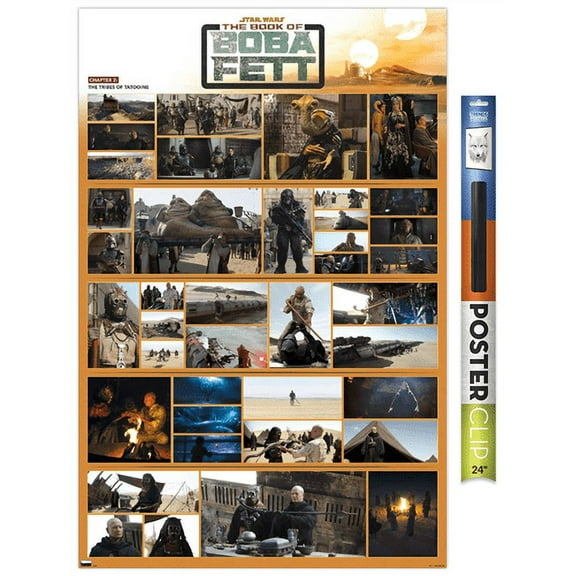 Star Wars: The Book of Boba Fett - Chapter 2 Wall Poster, 22.375" x 34"