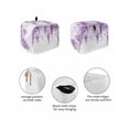 thumbnail image 2 of Fsddascl Wisteria Flowers Small Toaster Cover 2 Slice, Kitchen Appliance Covers, Purple Floral Warercolor Summer Toaster Oven Cover with Loop, Bread Machine Cover Polyester Dust Cover Protection, 2 of 5