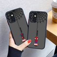 thumbnail image 2 of Matte Case for Samsung Galaxy M62 M53 M52 M51 M33 M32 M31 M30S 5G J8 J7 J6 J5 J4 Case Funda Cartoon Marvel Spider-Man Spider Web, 2 of 5