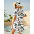 thumbnail image 4 of EKOUAER Swimsuit Cover Ups for Women Lace Crochet V-Neck Bikini Beach Coverups Dress for Swimwear Bathing Suit, 4 of 5