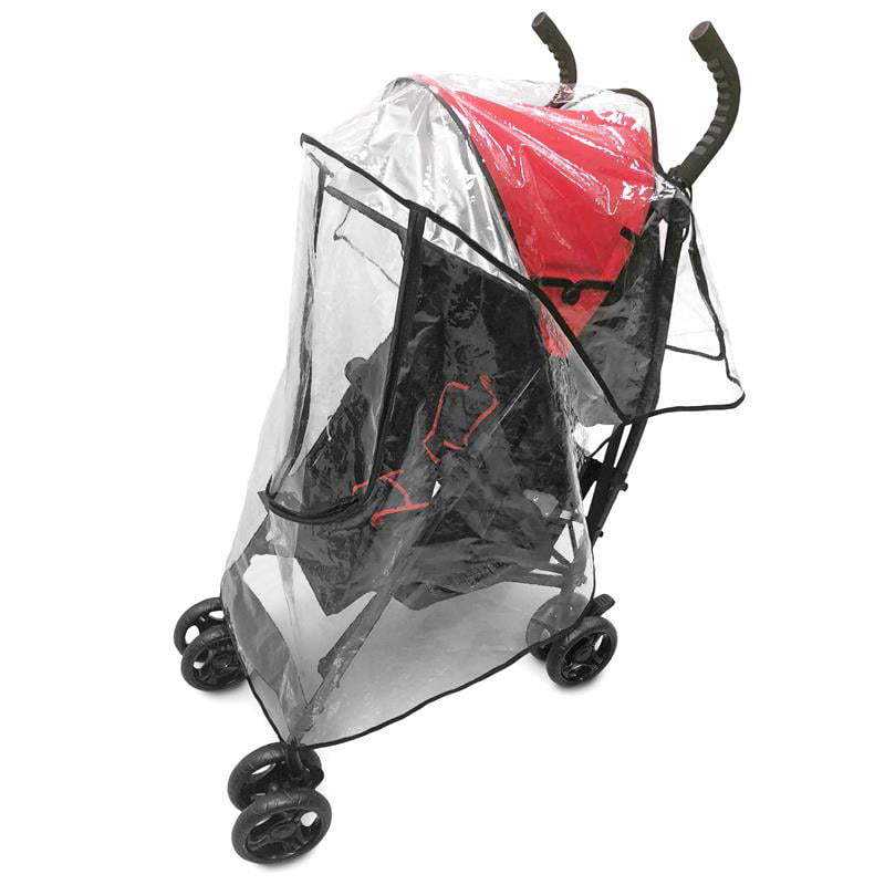 Baby Stroller Rain Cover Wind Protect Outdoors Baby Jumbo Stroller Shield Clear 