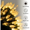 thumbnail image 2 of ZOELNIC Christmas Lights, Battery Operated String Lights 16ft 50 LED 8 Modes Mini  String Light with Timer Waterproof for Christmas Tree Wreath Party Home Indoor Outdoor Decor (Warm White,1 Pack), 2 of 9