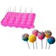thumbnail image 1 of 20 piezas: rosa con palitos, antiadherente, moldes para piruletas, placa de silicona para hornear pasteles, 1 of 5
