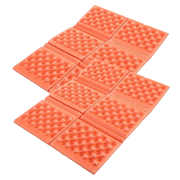 Raindrops 10 Pcs Picnic Sitting Mat Lightweight Folding Camping Sitting Pad Practical Hiking Cushion