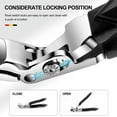 thumbnail image 2 of Long Handle Professional Fingernail & Toenail Clipper for Seniors Non-Slip Opening Stainless Steel Toenail Clippers with Catcher for Thick Nails Ergonomic Curve Angled Head Toe Nail Clipper, 2 of 5