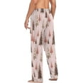 thumbnail image 6 of HPINK-T Pink Christmas Tree Pajama Pants Mens Lounge Pants Lightweight Men Pajama Bottoms with Drawstring Pockets, 6 of 13