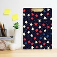 thumbnail image 2 of FORMRS Acrylic Clipboard with Low Profile Clip Standard A4 Letter Size, 12.5" x 9", Red Starry Pattern, 2 of 8