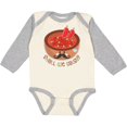 thumbnail image 3 of Inktastic Shall We Salsa? bowl of dip with mustache Boys or Girls Long Sleeve Baby Bodysuit, 3 of 5