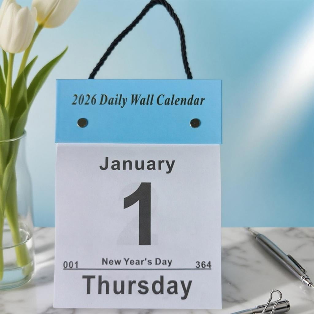 2026 Daily Inspiration Tear Off Calendar With Friendly Paper For Office and Home