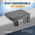 thumbnail image 2 of Portable Extra Thick Stadium Seat Cushion 21x15 Inch Waterproof Bleacher Cushion with Anti-Slip Bottom Carry Straps, 2 of 7