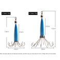 thumbnail image 1 of Squid Jig Señuelo de pesca Gancho Pulpo Cebo duro artificial (8 garras luminosas) Azul Sywqhk Para Estrenar, 1 of 6