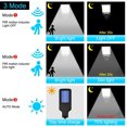 thumbnail image 5 of Solar Street Lights Outdoor, Dusk to Da-wn Solar Parking Lot Lights with 3 Modes Motion Sensor and Remote Control, Security IP65 Water-proof Commercial Solar Lights for Outside, Yard, Garage, 5 of 6