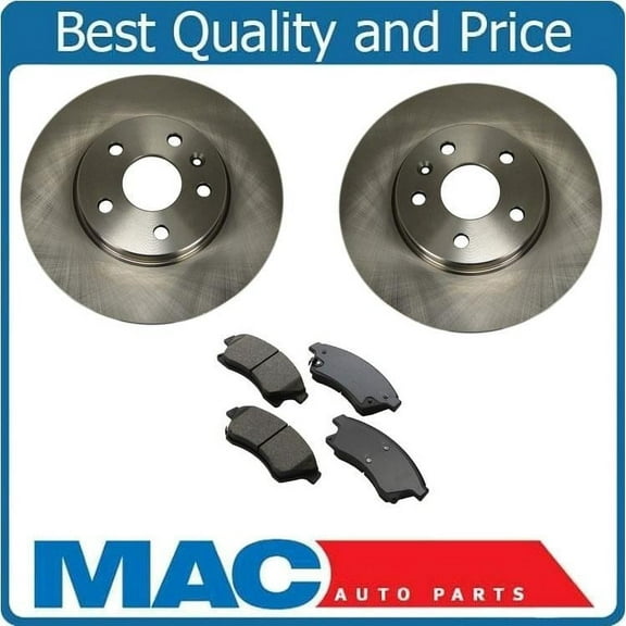Front Brake Rotors Ceramic Disc Brk Pads Fits 10-15 Cruze 11-15 Sonic 1.4L 1.8L