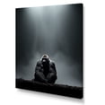 thumbnail image 2 of Designart "Photography: Solitude Of A Gorilla" Gorilla Wall Decor, 2 of 7