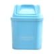 thumbnail image 5 of Mini bote de basura de escritorio con tapa, plástico, azul cielo, cesto de basura de cocina para el hogar, 5 of 6