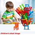 thumbnail image 3 of Juego de sillas apilables de 18 Uds., Mini bloques de equilibrio, juego de entrenamiento de equilibrio, 3 of 4