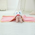 thumbnail image 3 of SYNPOS Unisex Baby Bath Towel Toddler Ultra Soft Animal Hooded Washcloth for Boys Girls, 27.5×47"，0-10 Years, 3 of 6