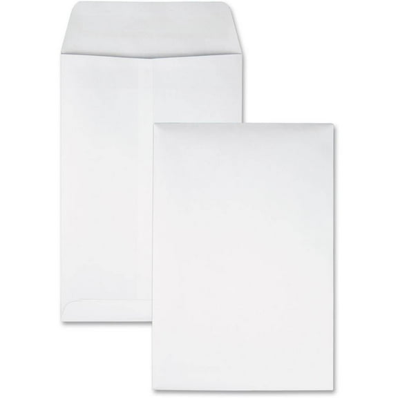 Quality Park Redi Seal Catalog Envelope 6 1/2 x 9 1/2 White 100/Box 43317