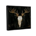 thumbnail image 3 of Stupell Industries Deer Antlers Skull Dark Rustic Animals & Insects Painting Black Floater Framed Art Print Wall Art, 3 of 9
