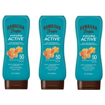 Hawaiian Tropic Everyday Active Island Sport Lotion - SPF 50; 8fl.oz - Pack of 3